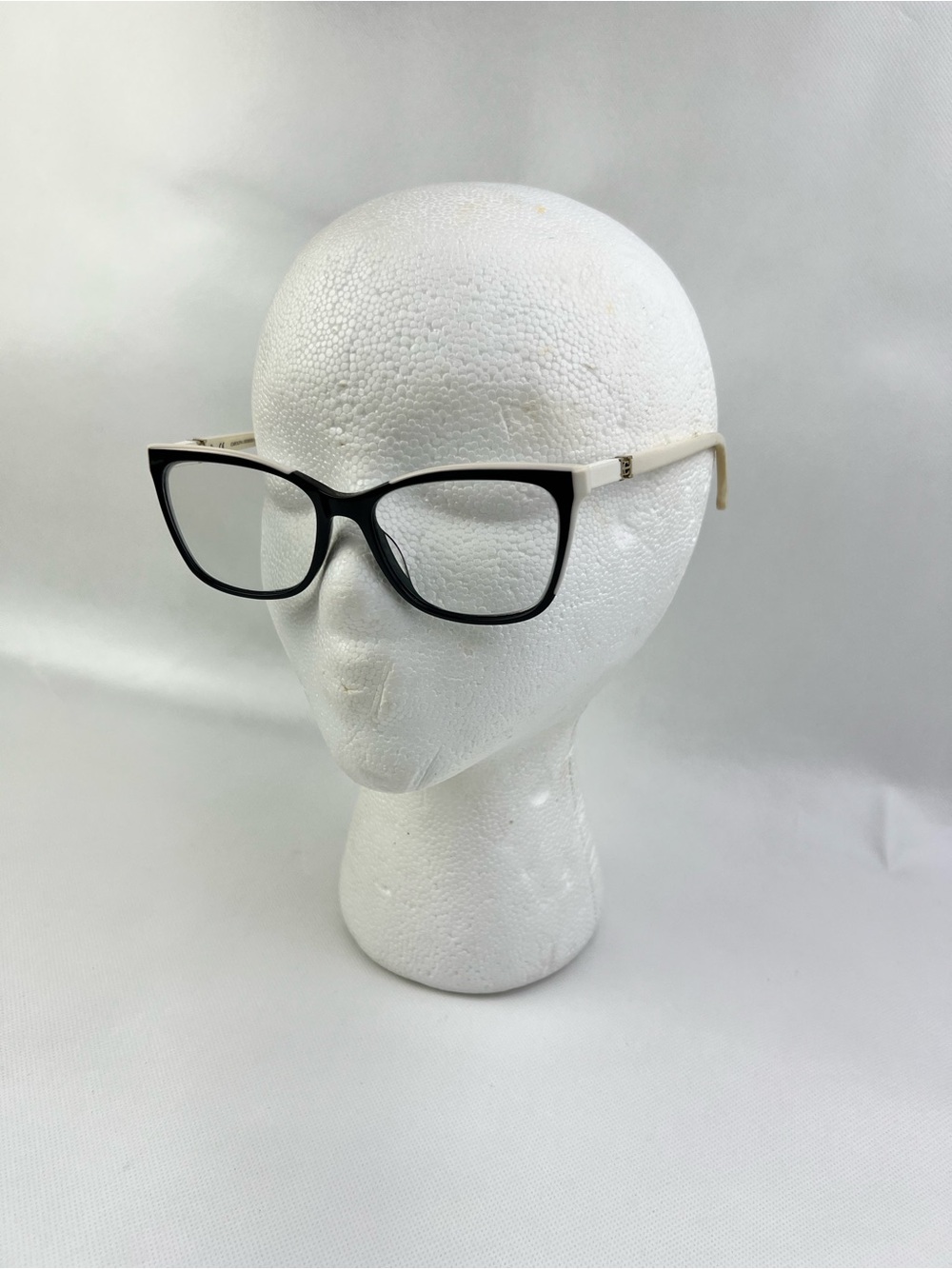 Carolina Herrera VHE896K COL.700Y NOS Black white Eyeglasses Frame 54-16-140